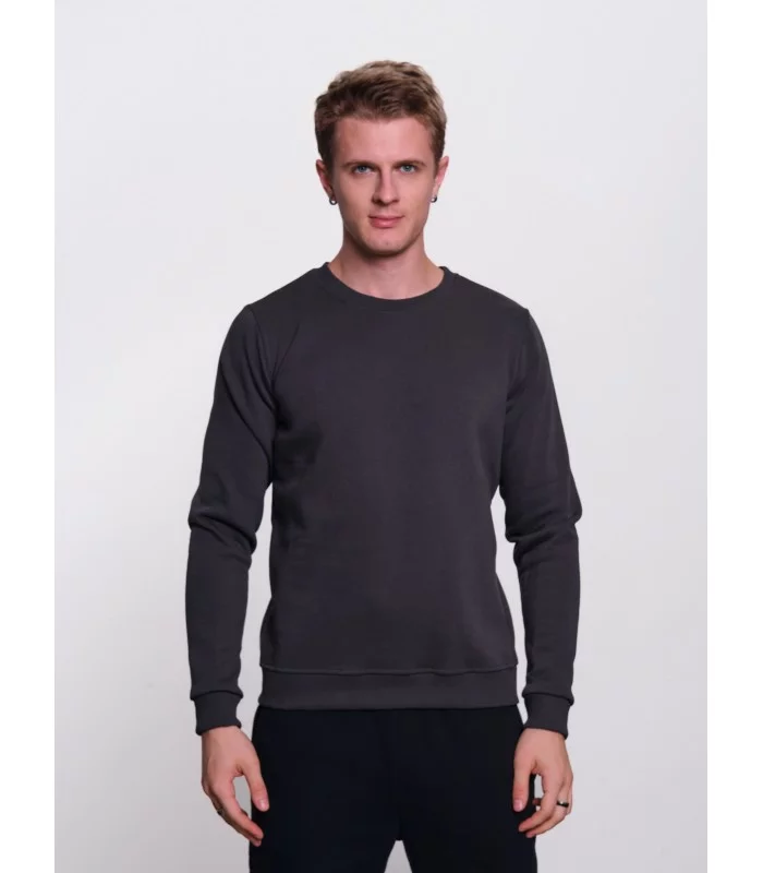 Свитшот мужской темно-серый