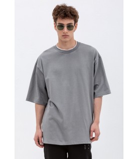 Футболка оверсайз серая «Проект 11:30»