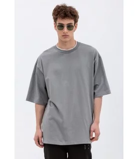 Футболка оверсайз серая «Проект 11:30»