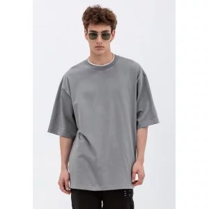 Футболка оверсайз серая «Проект 11:30»