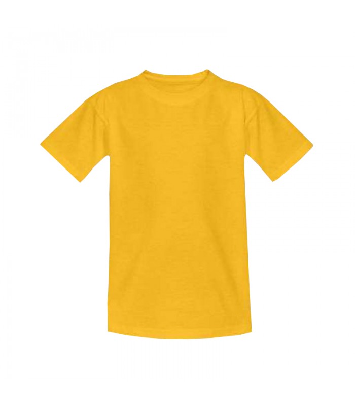 Футболка детская желтая