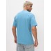 Футболка мужская голубая
