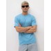 Футболка мужская голубая