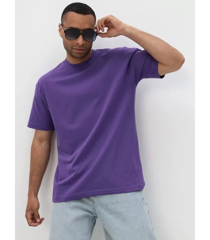 Футболка мужская фиолетовая