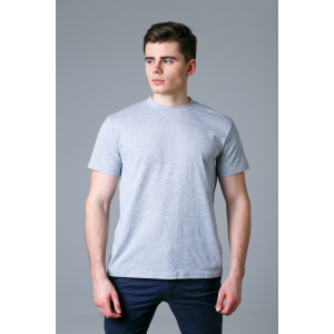 Футболка мужская серый меланж