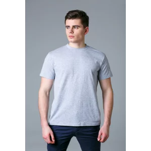 Футболка мужская серый меланж