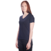 Футболка женская темно-синяя