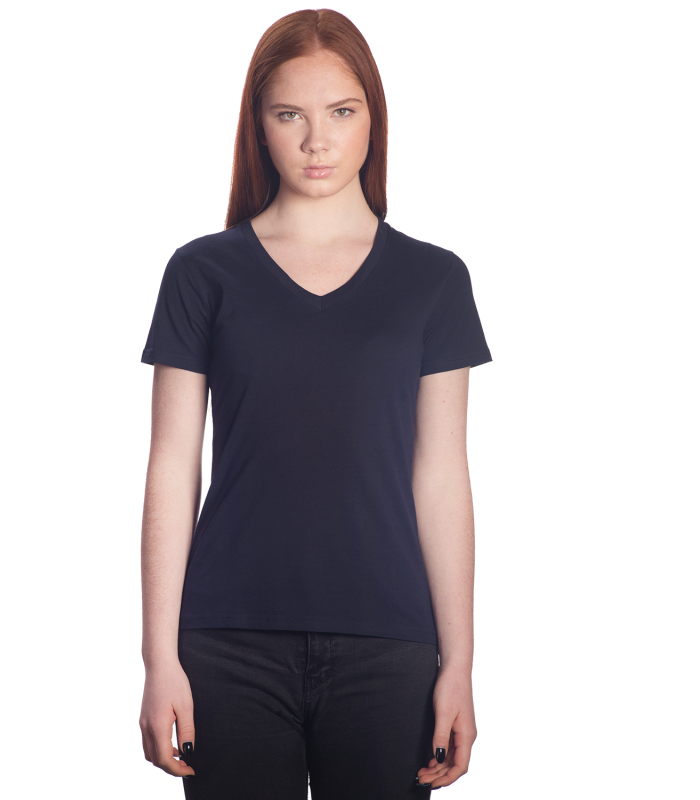 Футболка женская темно-синяя