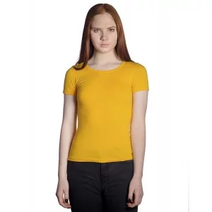 Футболка женская желтая
