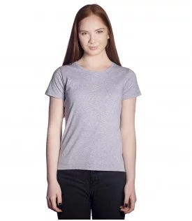 Футболка женская серый меланж