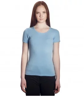 Футболка женская голубая