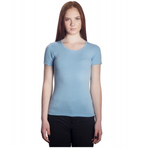 Футболка женская голубая