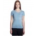 Футболка женская голубая