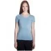 Футболка женская голубая