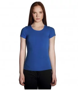 Футболка женская синяя