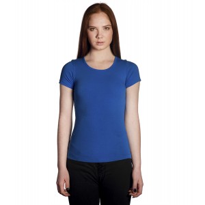 Футболка женская синяя