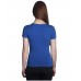 Футболка женская синяя