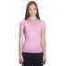 Футболка женская розовая (стрейч)