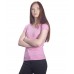 Футболка женская розовая (стрейч)