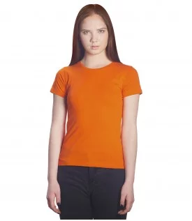 Футболка женская оранжевая