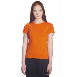 Футболка женская оранжевая