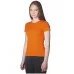 Футболка женская оранжевая