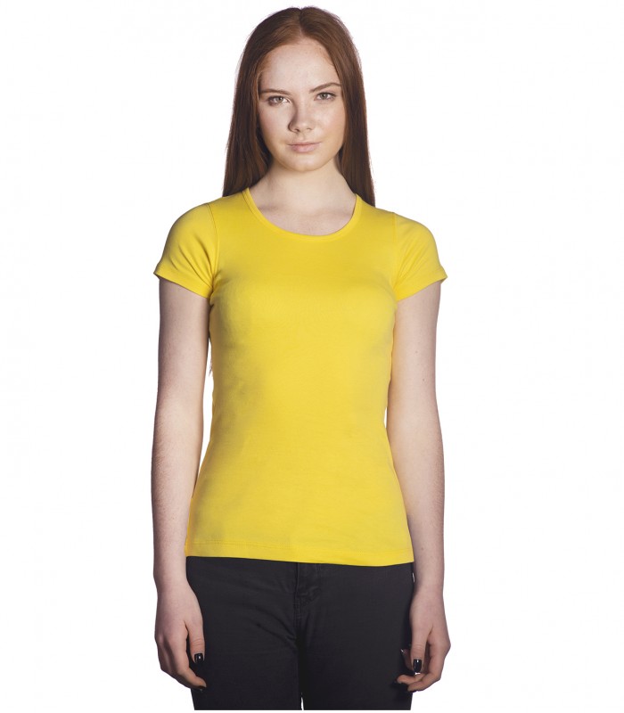 Футболка женская лимонная