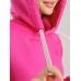 Толстовка женская кенгуру малиновая