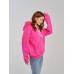 Толстовка женская кенгуру малиновая
