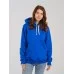 Толстовка женская кенгуру синяя