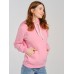Толстовка женская кенгуру розовая