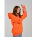 Толстовка женская кенгуру оранжевая