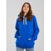 Толстовка женская кенгуру синяя