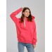 Толстовка женская кенгуру коралловая 