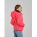 Толстовка женская кенгуру коралловая 