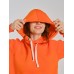 Толстовка женская кенгуру оранжевая