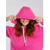 Толстовка женская кенгуру малиновая