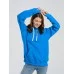 Толстовка женская кенгуру бирюзовая