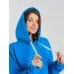 Толстовка женская кенгуру бирюзовая