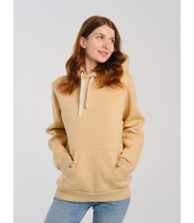 Толстовка кенгуру бежевая