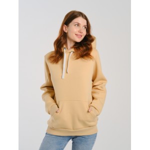 Толстовка кенгуру бежевая