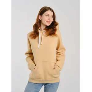 Толстовка кенгуру бежевая