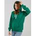 Толстовка женская кенгуру зеленая