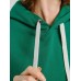 Толстовка женская кенгуру зеленая