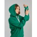 Толстовка женская кенгуру зеленая