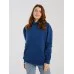 Толстовка женская кенгуру индиго
