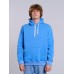 Толстовка мужская кенгуру голубая
