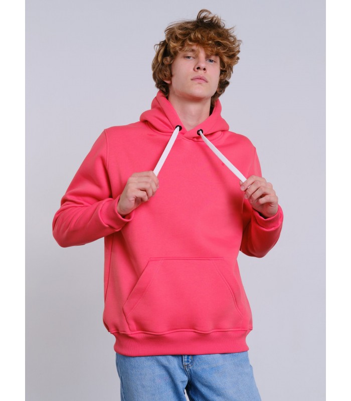 Толстовка мужская кенгуру коралловая