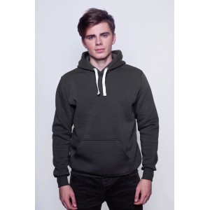 Толстовка мужская кенгуру темно-серая