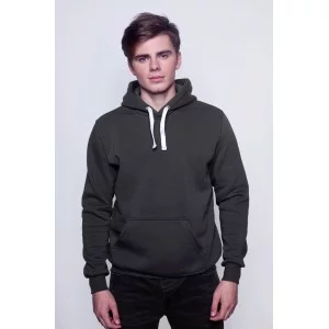 Толстовка мужская кенгуру темно-серая